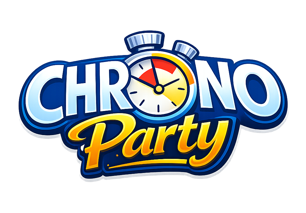 Chrono Party, jeu pour anniversaire et animation de groupe